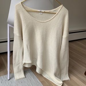 Helmut Lang size S womens asymmetrical hem sweater